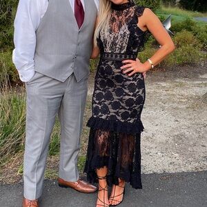 Nightcap Black Lace Dress